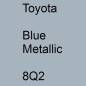 Preview: Toyota, Blue Metallic, 8Q2.